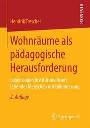 Cover von Wohnräume als pädagogische Herausforderung