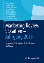 Cover von Marketing Review St. Gallen - Jahrgang 2015