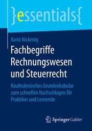 Cover von Fachbegriffe Rechnungswesen und Steuerrecht