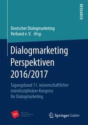 Cover von Dialogmarketing Perspektiven 2016/2017