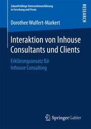 Cover von Interaktion von Inhouse Consultants und Clients