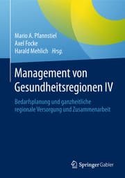 Cover von Management von Gesundheitsregionen IV