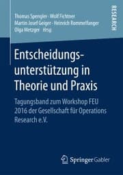 Cover von Entscheidungsunterstu¿tzung in Theorie und Praxis