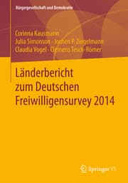 Cover von Länderbericht zum Deutschen Freiwilligensurvey 2014