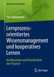 Cover von Lernprozessorientiertes Wissensmanagement und kooperatives Lernen