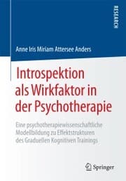 Cover von Introspektion als Wirkfaktor in der Psychotherapie