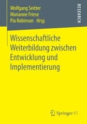 Cover von Wissenschaftliche Weiterbildung zwischen Entwicklung und Implementierung