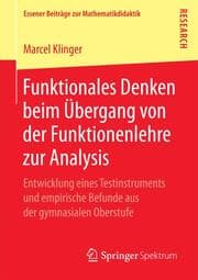 Cover von Funktionales Denken beim Übergang von der Funktionenlehre zur Analysis