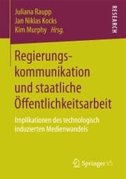 Cover von Regierungskommunikation und staatliche Öffentlichkeitsarbeit