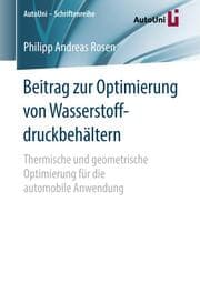 Cover von Beitrag zur Optimierung von Wasserstoffdruckbehältern