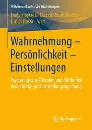 Cover von Wahrnehmung - Persönlichkeit - Einstellungen
