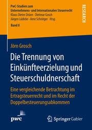 Cover von Die Trennung von Einkünfteerzielung und Steuerschuldnerschaft