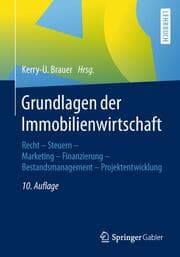 Cover von Grundlagen der Immobilienwirtschaft