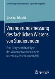Cover von Veränderungsmessung des fachlichen Wissens von Studierenden
