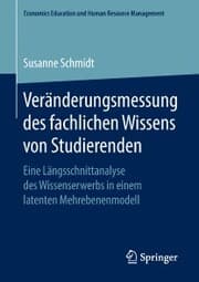 Cover von Veränderungsmessung des fachlichen Wissens von Studierenden