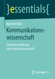 Cover von Kommunikationswissenschaft