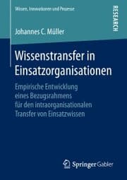 Cover von Wissenstransfer in Einsatzorganisationen