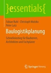 Cover von Baulogistikplanung