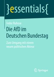 Cover von Die AfD im Deutschen Bundestag