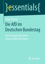Cover von Die AfD im Deutschen Bundestag