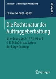 Cover von Die Rechtsnatur der Auftraggeberhaftung