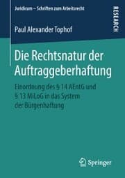 Cover von Die Rechtsnatur der Auftraggeberhaftung
