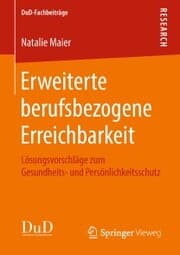Cover von Erweiterte berufsbezogene Erreichbarkeit