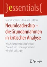 Cover von Neuroleadership - die Grundannahmen in kritischer Analyse