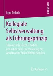 Cover von Kollegiale Selbstverwaltung als Führungsprinzip