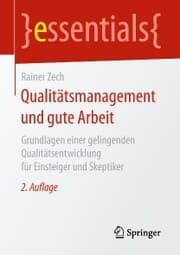 Cover von Qualitätsmanagement und gute Arbeit