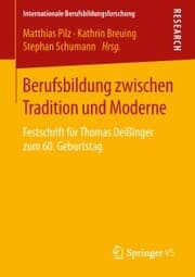 Cover von Berufsbildung zwischen Tradition und Moderne
