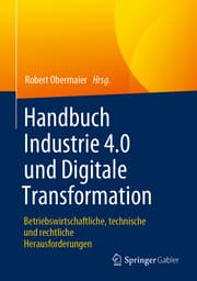 Cover von Handbuch Industrie 4.0 und Digitale Transformation