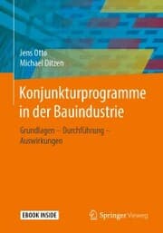 Cover von Konjunkturprogramme in der Bauindustrie