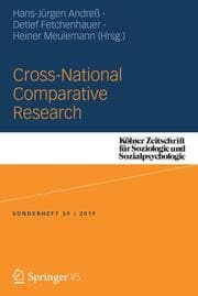 Cover von Cross-national Comparative Research