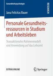 Cover von Personale Gesundheitsressourcen in Studium und Arbeitsleben