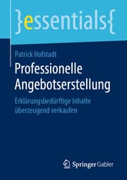 Cover von Professionelle Angebotserstellung