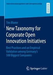 Cover von New Taxonomy for Corporate Open Innovation Initiatives