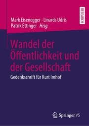 Cover von Wandel der Öffentlichkeit und der Gesellschaft