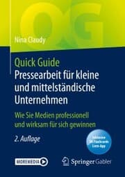 Cover von Quick Guide Pressearbeit für kleine und mittelständische Unternehmen