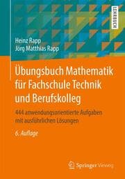 Cover von Übungsbuch Mathematik für Fachschule Technik und Berufskolleg