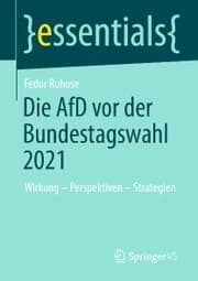 Cover von Die AfD vor der Bundestagswahl 2021