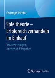 Cover von Spieltheorie - Erfolgreich verhandeln im Einkauf