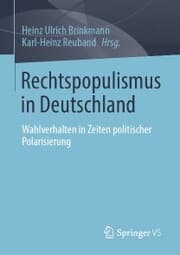 Cover von Rechtspopulismus in Deutschland
