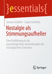 Cover von Nostalgie als Stimmungsaufheller