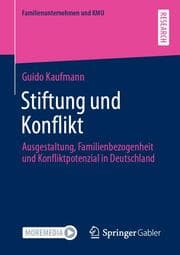 Cover von Stiftung und Konflikt