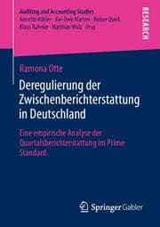Cover von Deregulierung der Zwischenberichterstattung in Deutschland