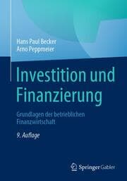 Cover von Investition und Finanzierung