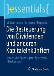 Cover von Die Besteuerung von Dividenden und anderen Kapitaleinkünften