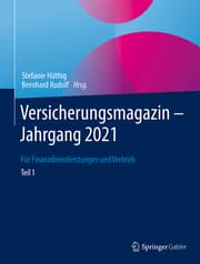 Cover von Versicherungsmagazin - Jahrgang 2021 -- Teil 1