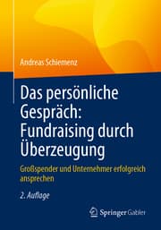 Cover von Das persönliche Gespräch: Fundraising durch Überzeugung